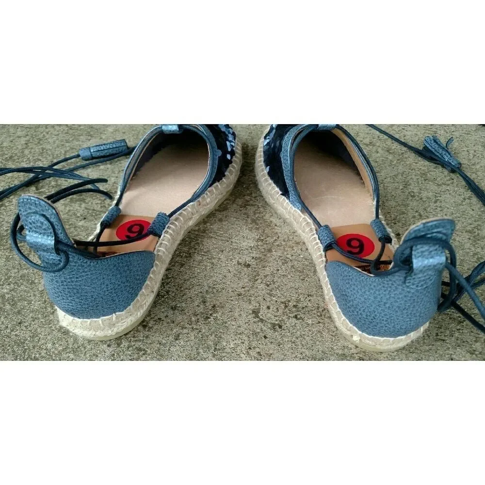 New Kanna sequin open espadrilles